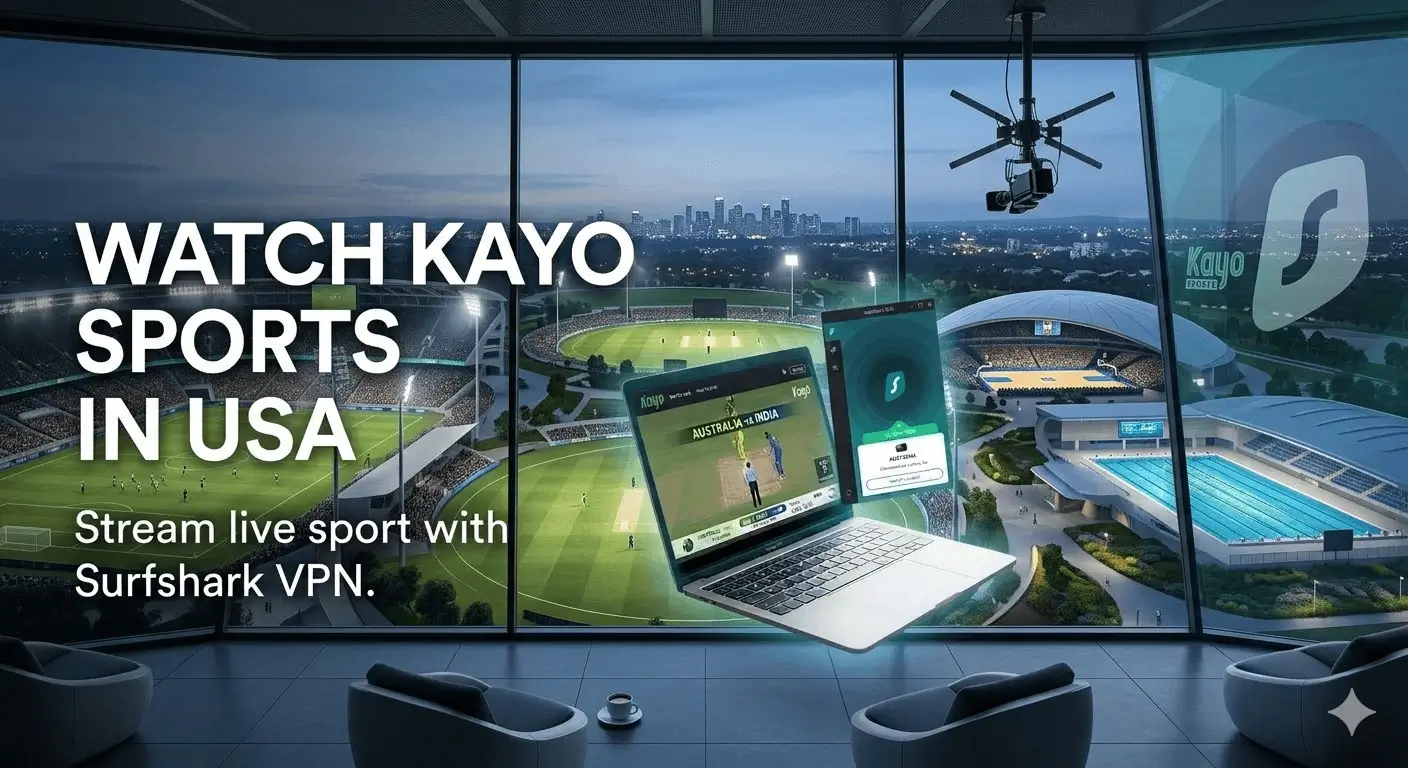 Kayo in USA with SurfShark