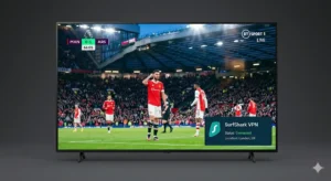 BT Sport in USA with SurfShark