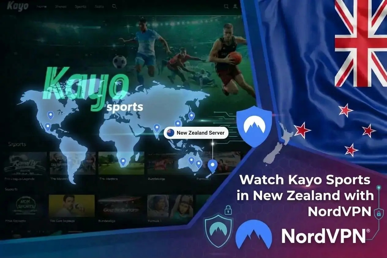 Kayo Sports in New Zealand with NordVPN